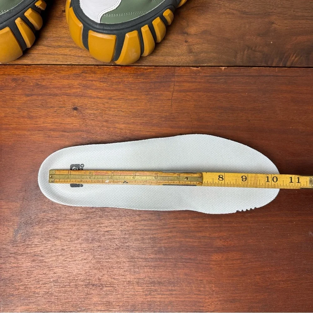 Onitsuka Tiger Dentigre Sneakers 'Green Orange' 1183A794 Mens 9 (Labeled Sample) - Picture 15 of 15